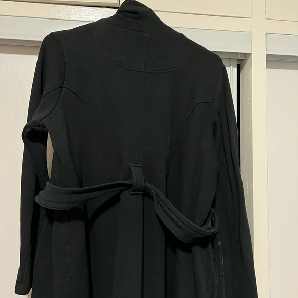 COPY - Black Maternity trench coat - Picture 7 of 10